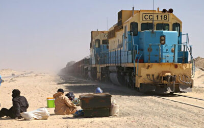 700 km en el tren de Mauritania